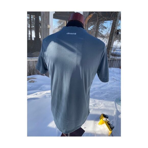 Adidas Climachill Dry Fit Shirt Grey Studded sport - Picture 4 of 11